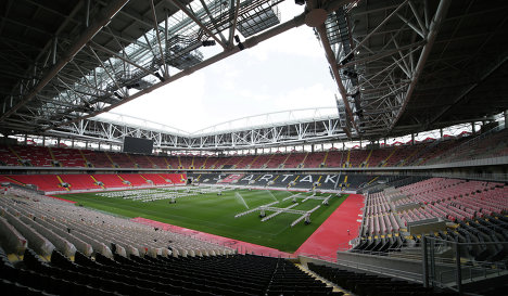 Стадион "Спартака" будет введен в строй 27 августа